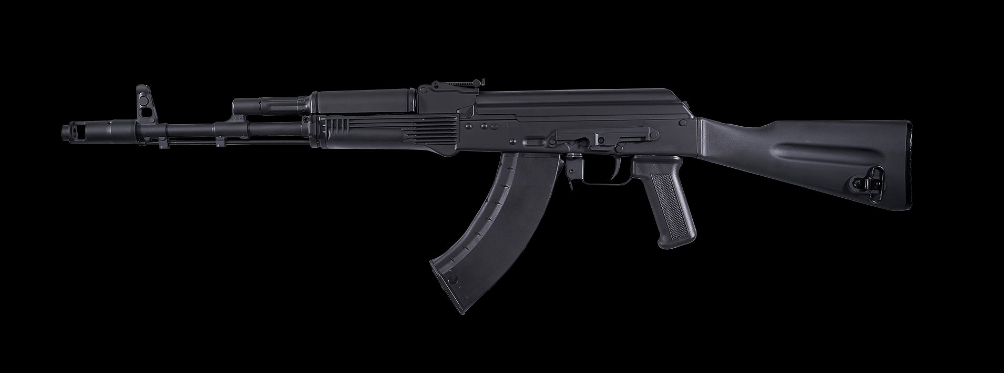 Тот же KR-103, вид с другой стороны. За исключением не складываемого приклада, все остальное точная копия АК-103.