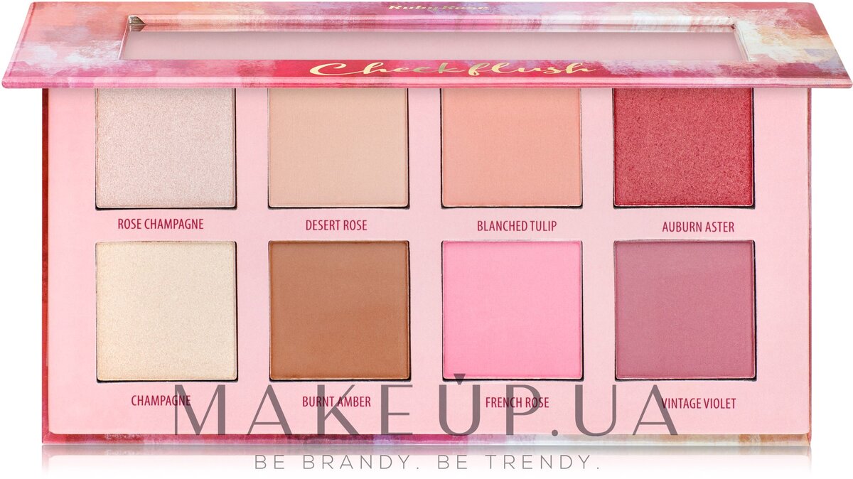 Пудровый хайлайтер/румяна/контур НВ-7507 Cheek Blush Ruby Rose, цена: 340 руб. Фото https://makeup.com.ua/
