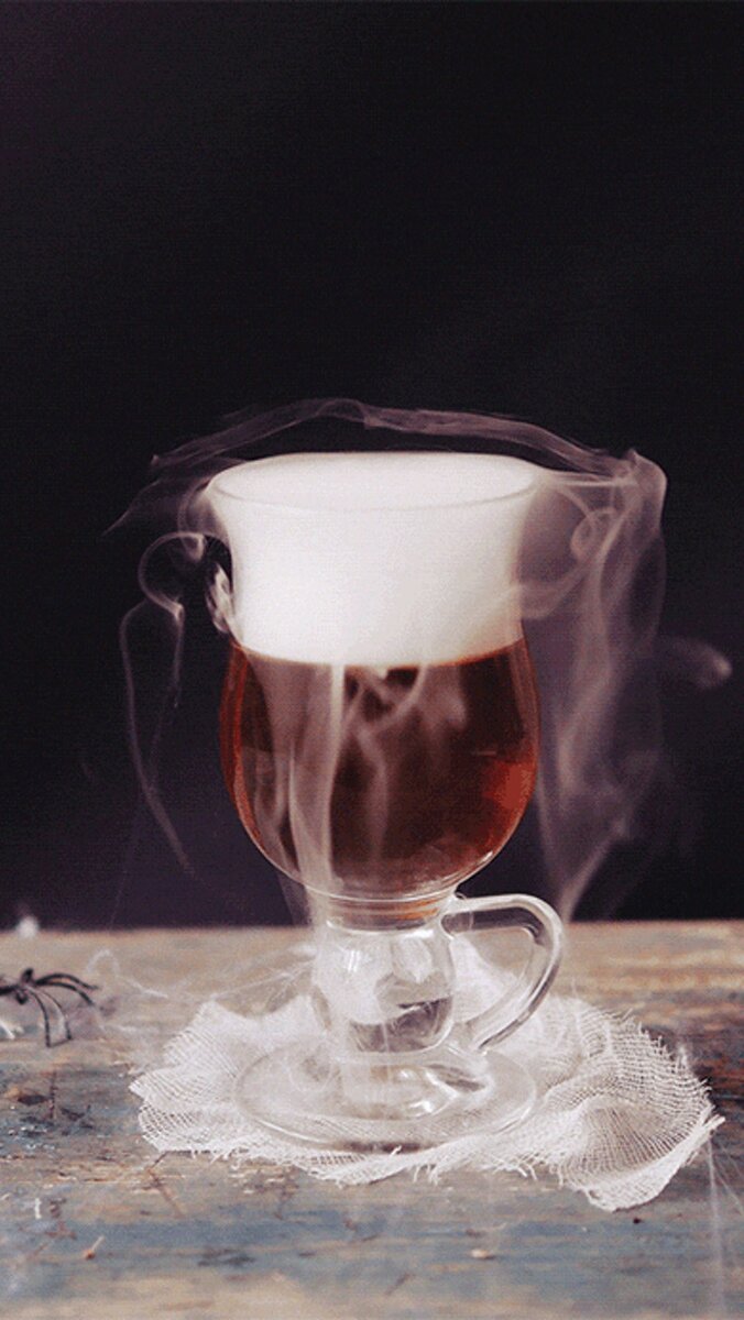 Сухой лёд и кофе: вместе необычнее! (фото взято на Яндекс.Картинках)