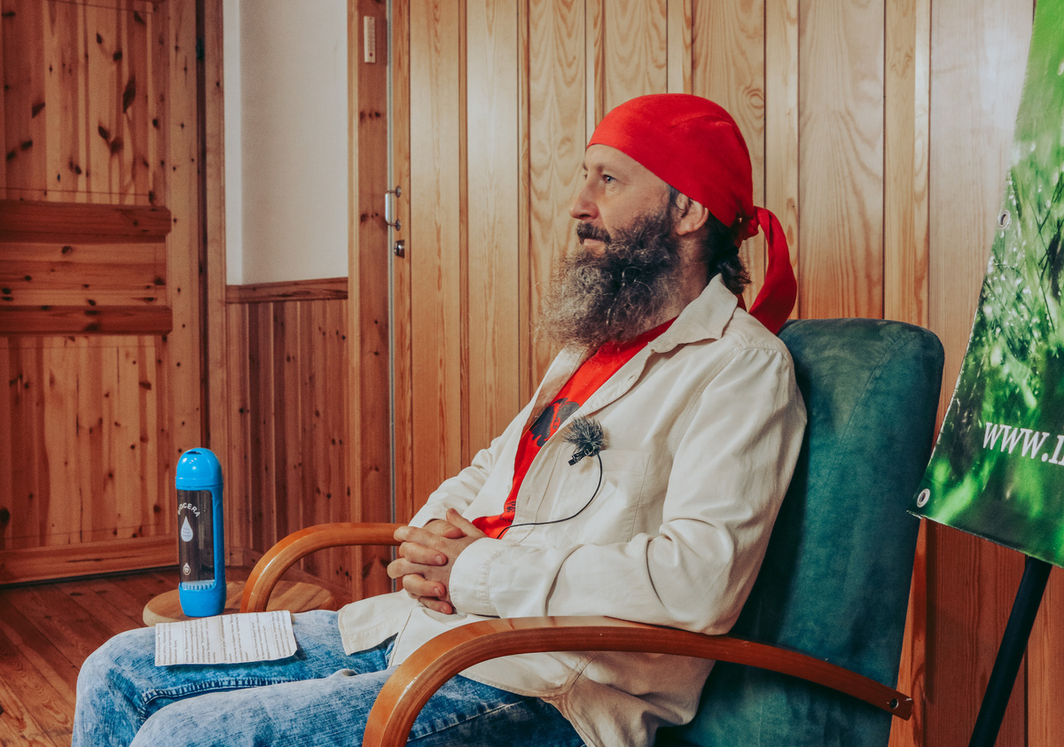 Григорий, эзотерический психолог сообщества Разумное Человечество перед лекцией 