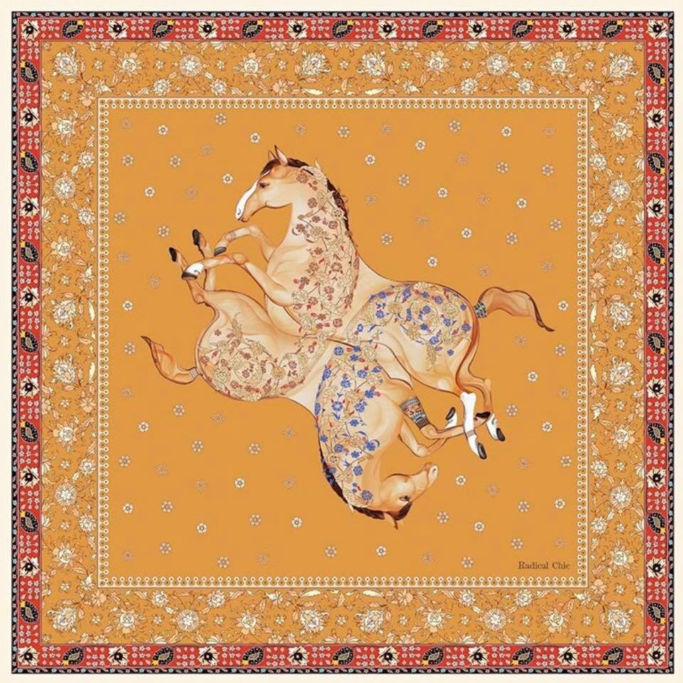 Шёлковый платок бренда 