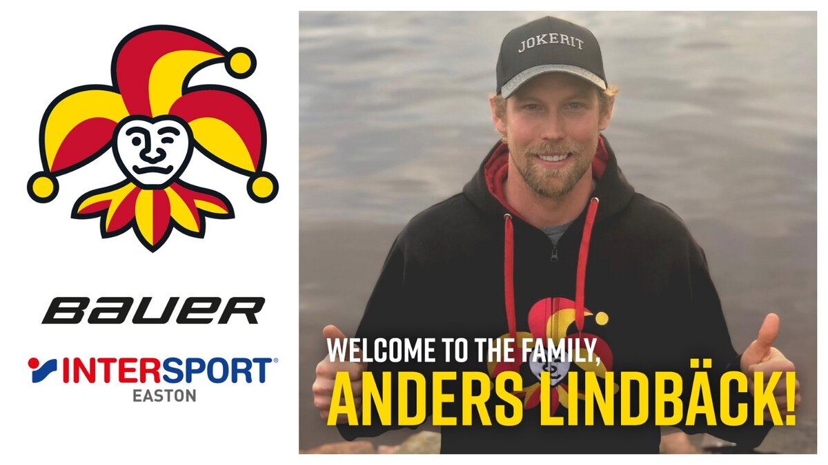 Новый голкипер "джокеров" - швед Андерс Линдбек