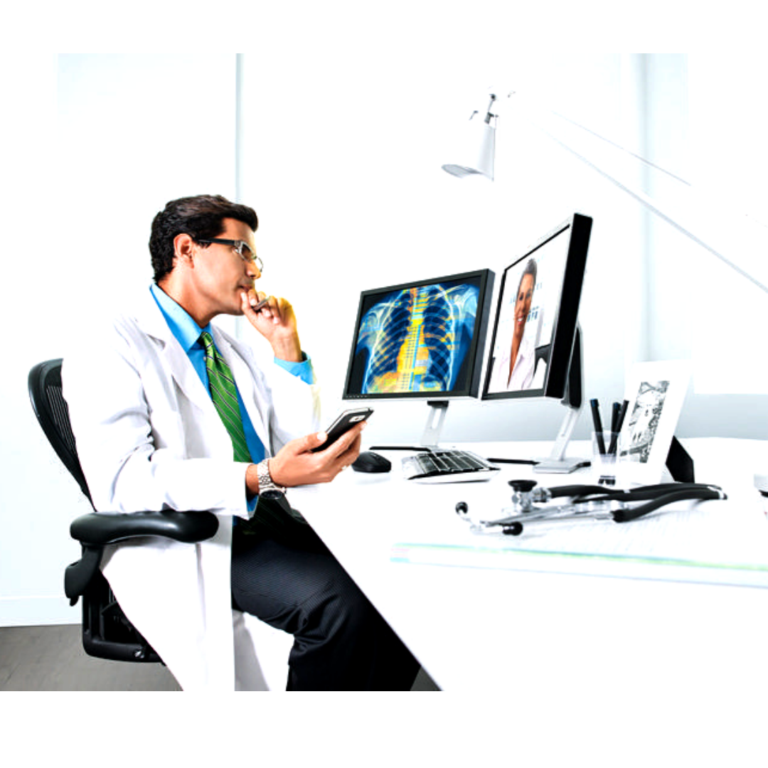 Примерно так выглядит телемедицина