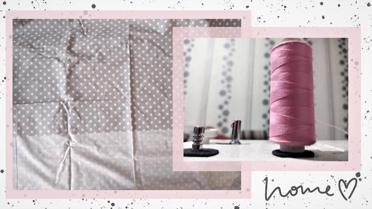 Хоть что-то должно быть розовое, плюс этот цвет видно на ткани лучше.