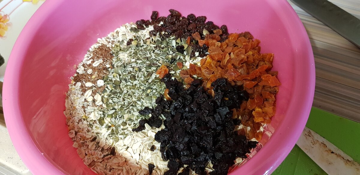 все продукты для гранолы