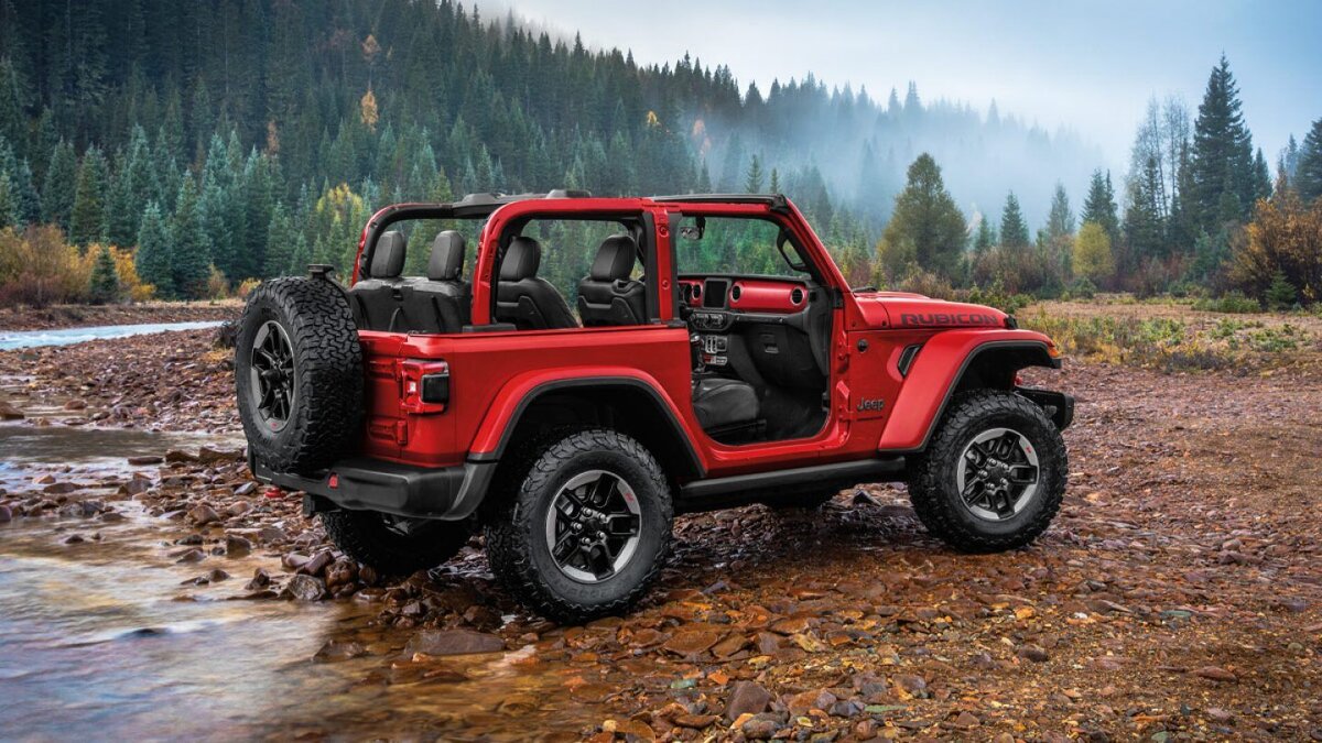Jeep Wrangler Rubicon без крыши