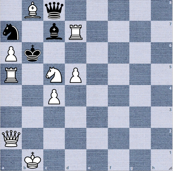 белые начинают и ставят мат в 2 хода