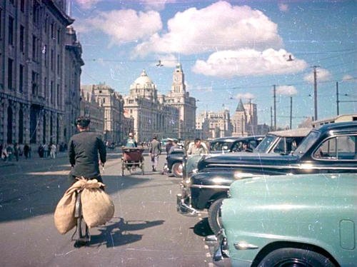 Шанхай набережная 1950