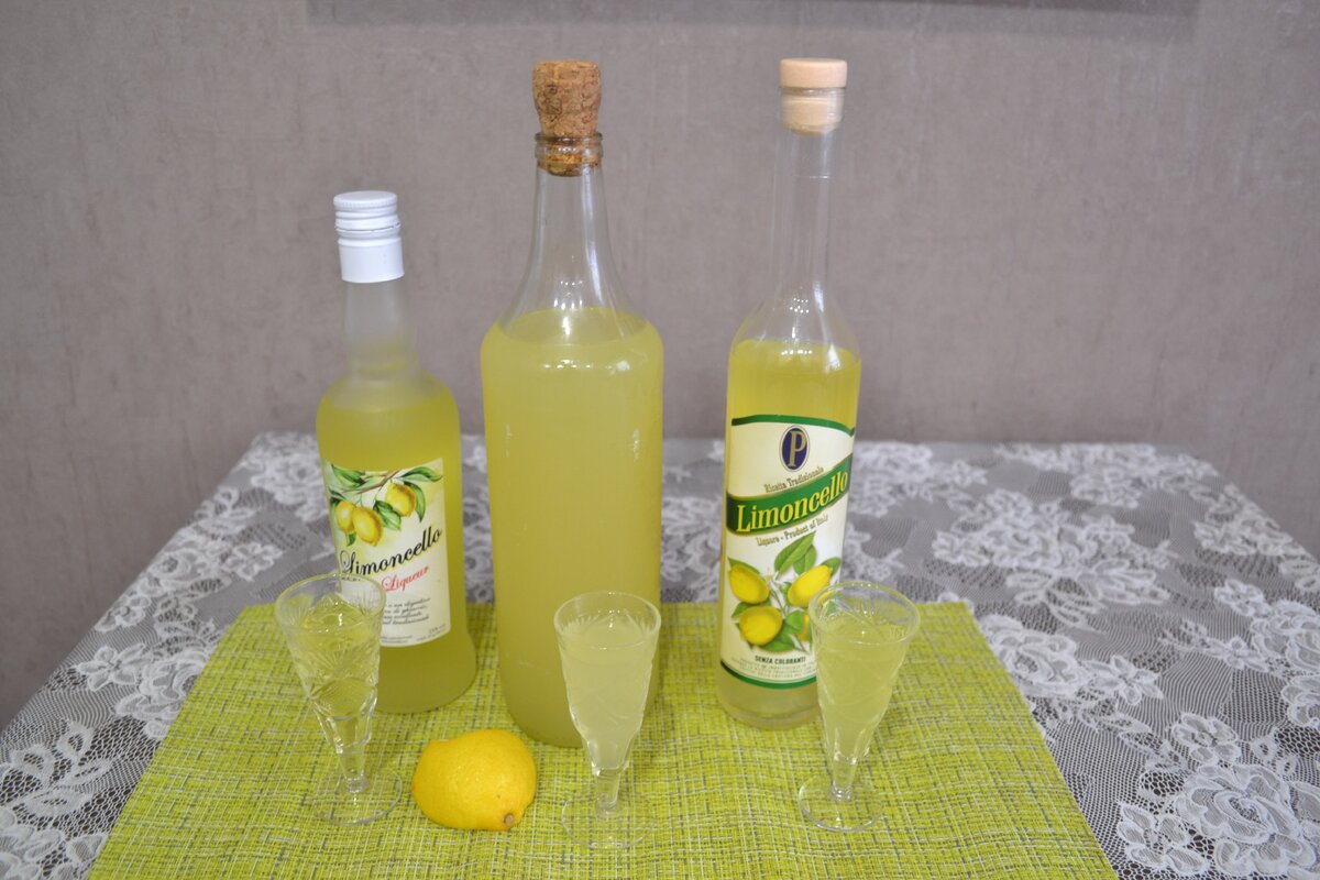 Домашний Лимончелло (Limoncello) на самогоне. | Коллекция рецептов от Милки  | Дзен