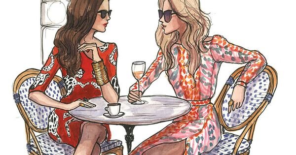 Американский fashion-иллюстратор Инсли Хайнс (Inslee Haynes) 