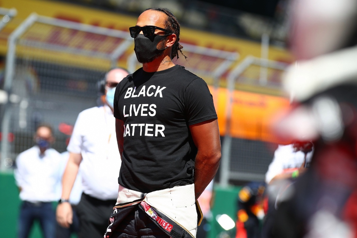 Black lives matter, Lewis Hamilton