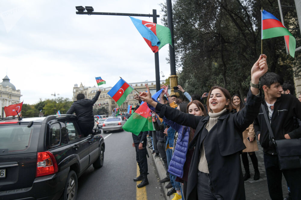 Празднование победы в Азербайджане