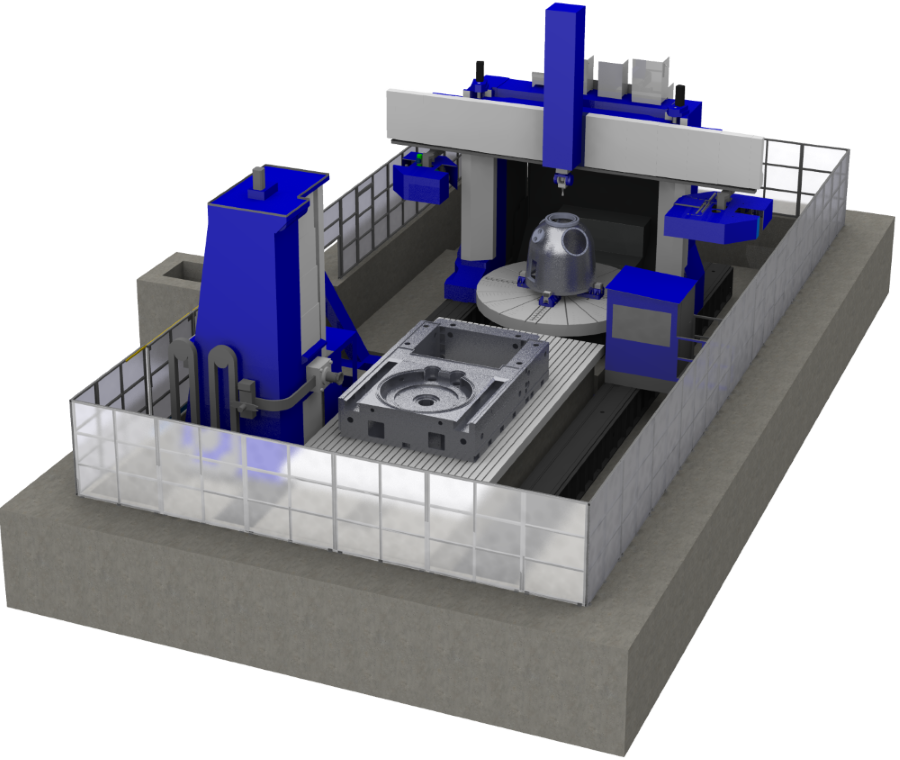 Обрабатывающий комплекс переменной компоновки производства Южного завода тяжелого станкостроения (ЮЗТС).  2021 год.  