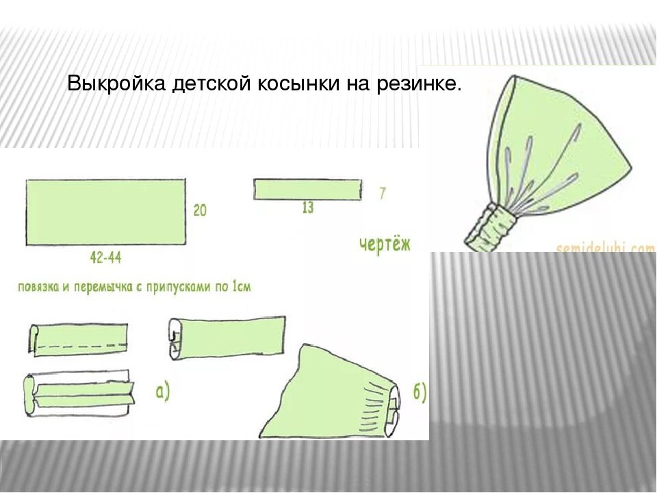 Как сшить бандану на резинке: простой мастер-класс