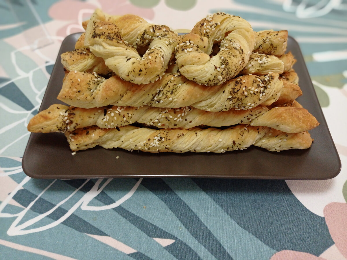 Гриссини с кунжутом