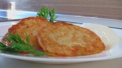 Картофельные оладьи (на дрожжах)