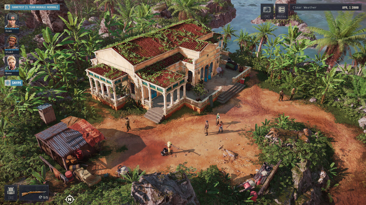 Выглядит как тактическая рпг на острове в Tropico