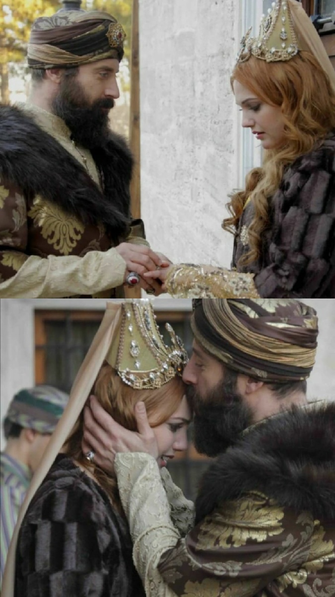 Никях Хюррем и Сулеймана в сериале "Великолепный век"