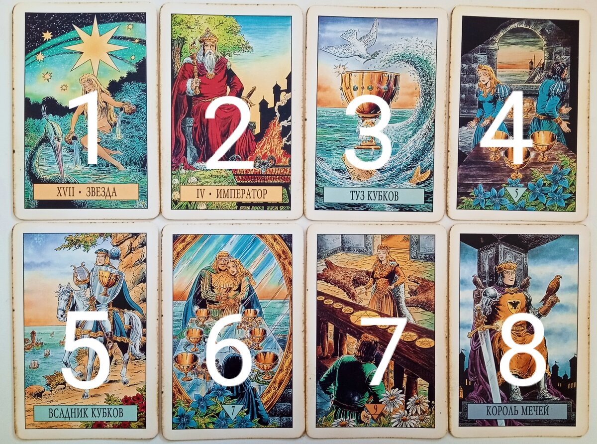 Пояснение к раскладу, фото автора 