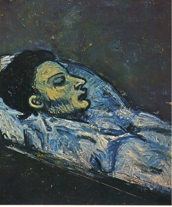    Пабло Пикассо. Умерший. 1901