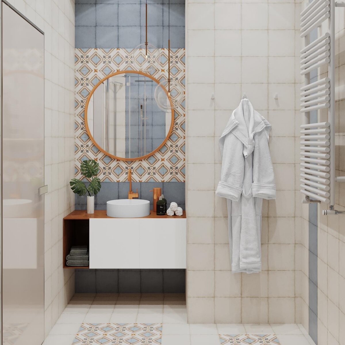 Гостевой санузел в ЖК Привилегия