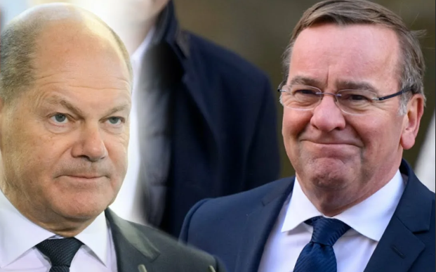 Олаф Шольц и Борис Писториус. Неужели нас ждет новый акт драмы под названием "Борис, ты не прав!"? (фото YouTube)