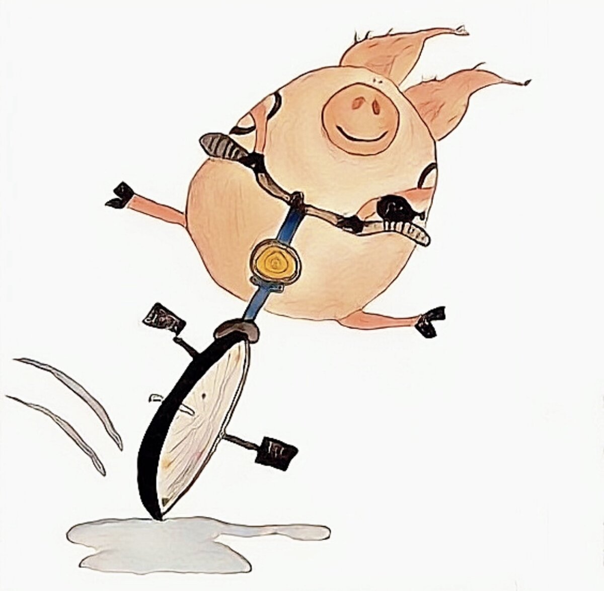 Доброе утро поросенок. Хрюшка с утра. Свинья Фея. С добрым утром поросенок