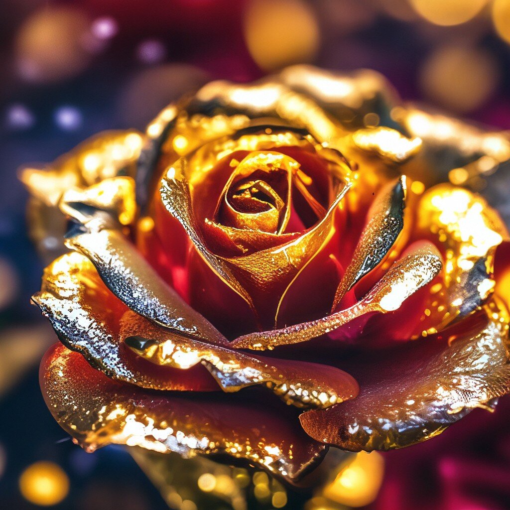 Золотая роза для настроения 