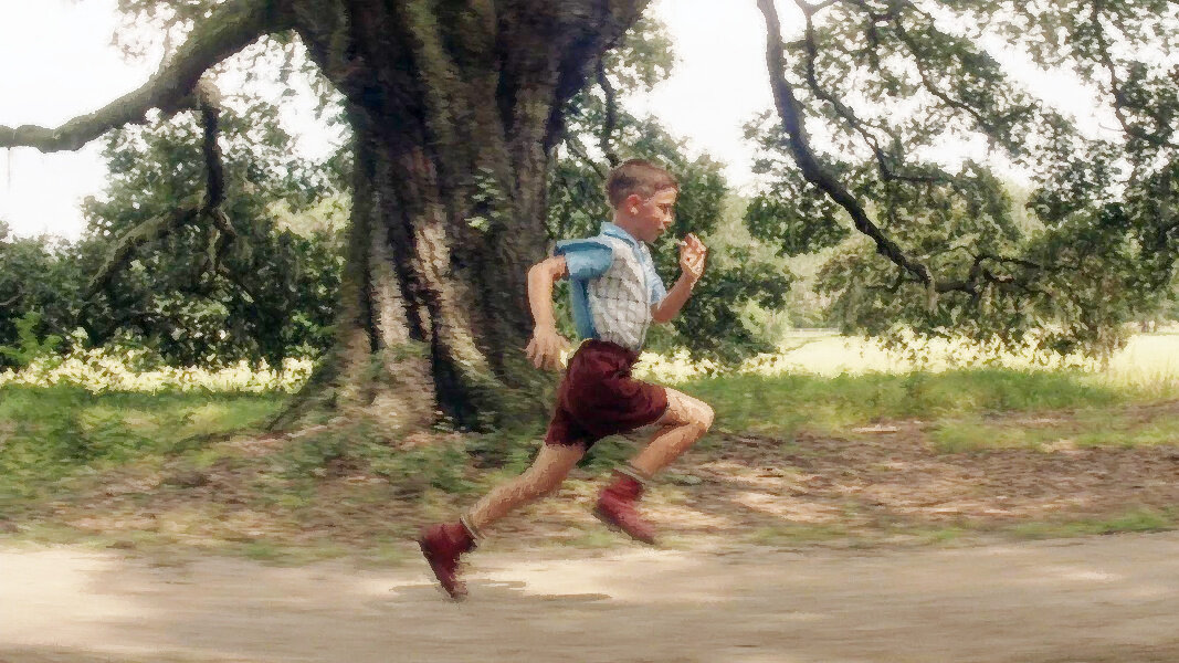 "Беги, Форрест, беги!" Кадр из фильма "Форрест Гамп"