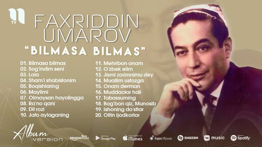 Faxriddin Umarov - Bilmasa bilmas nomli albom dasturi