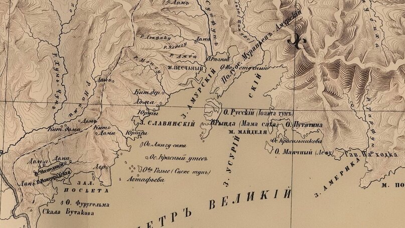 Карта Уссурийского края