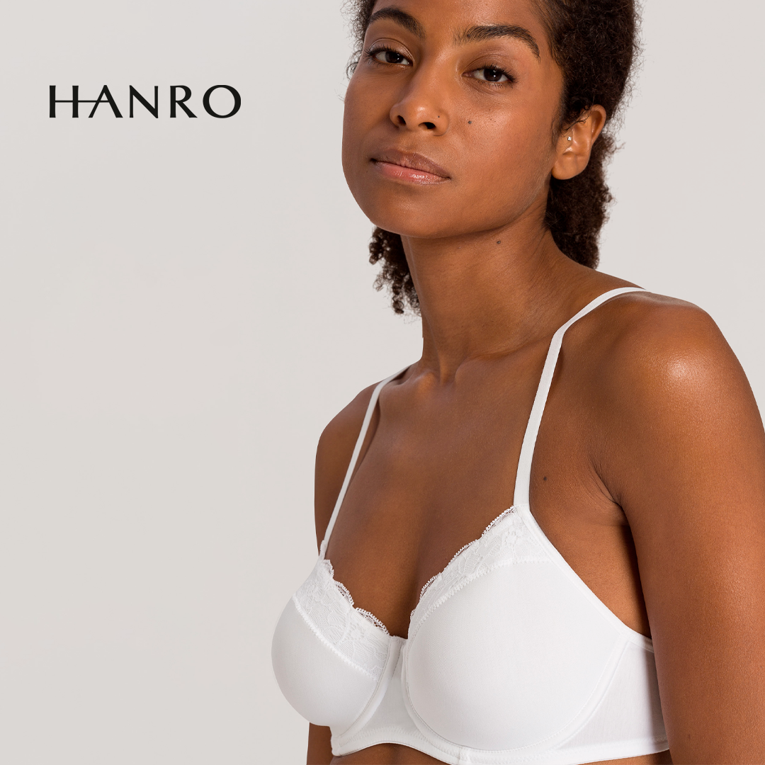 Комплект женского нижнего белья HANRO линия COTTON LACE