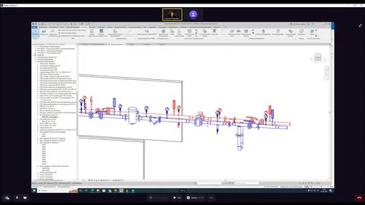 Первая итерация узла ввода после 30 минутного обучения Revit