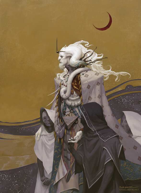 Славься,  первородный 
Даятель имен 
отец исполинов 
защитник дома человеческого

Долгими будут его дни.