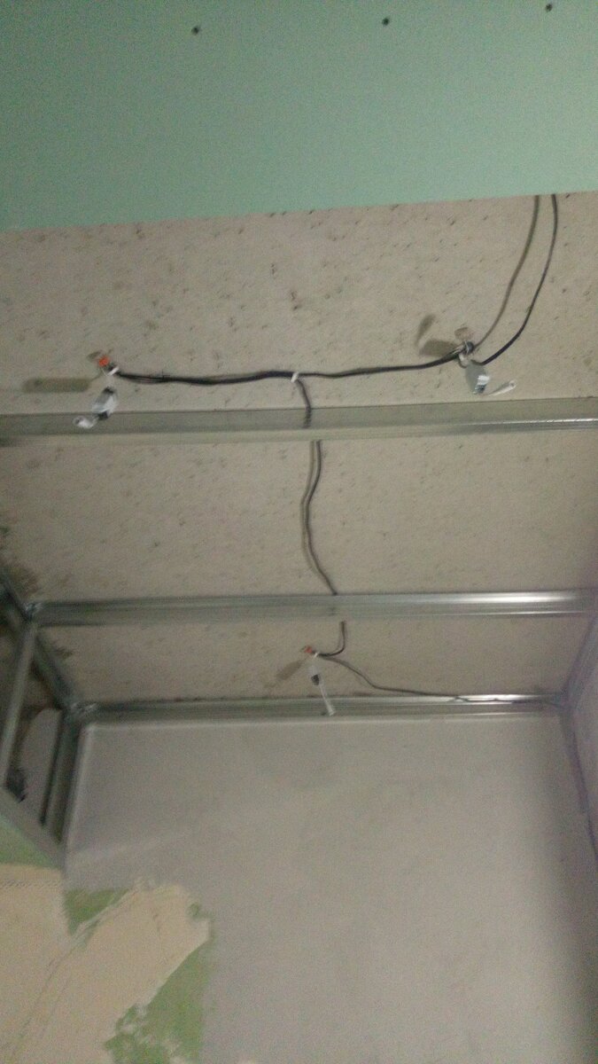 Проводка под освещение