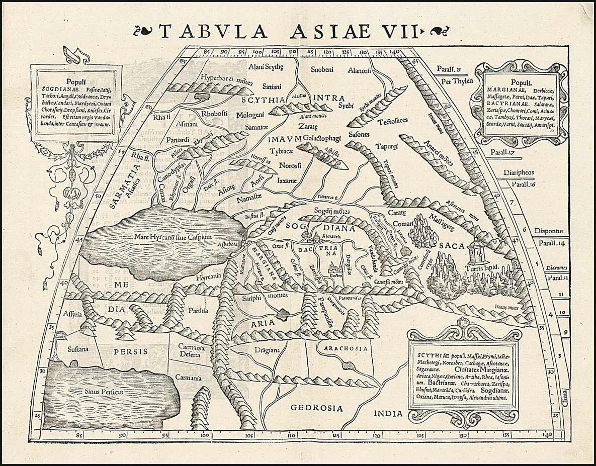 Первая подробная карта мира составленная птолемеем