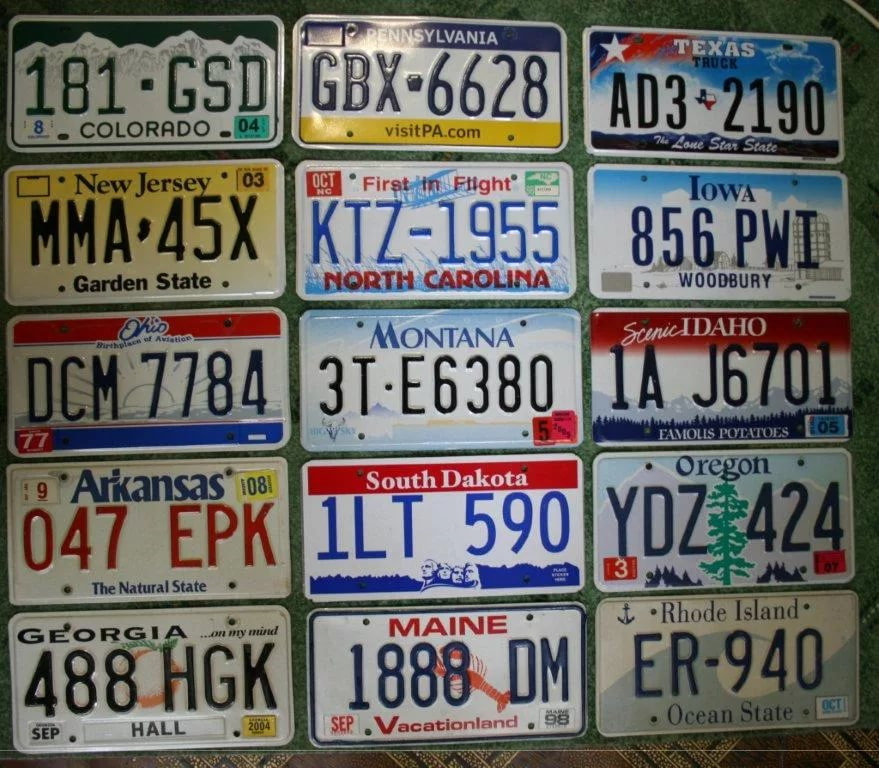 Автомобильные номера США. Американские номера машин. Автомобилтные Омера США. Американский номерной знак.