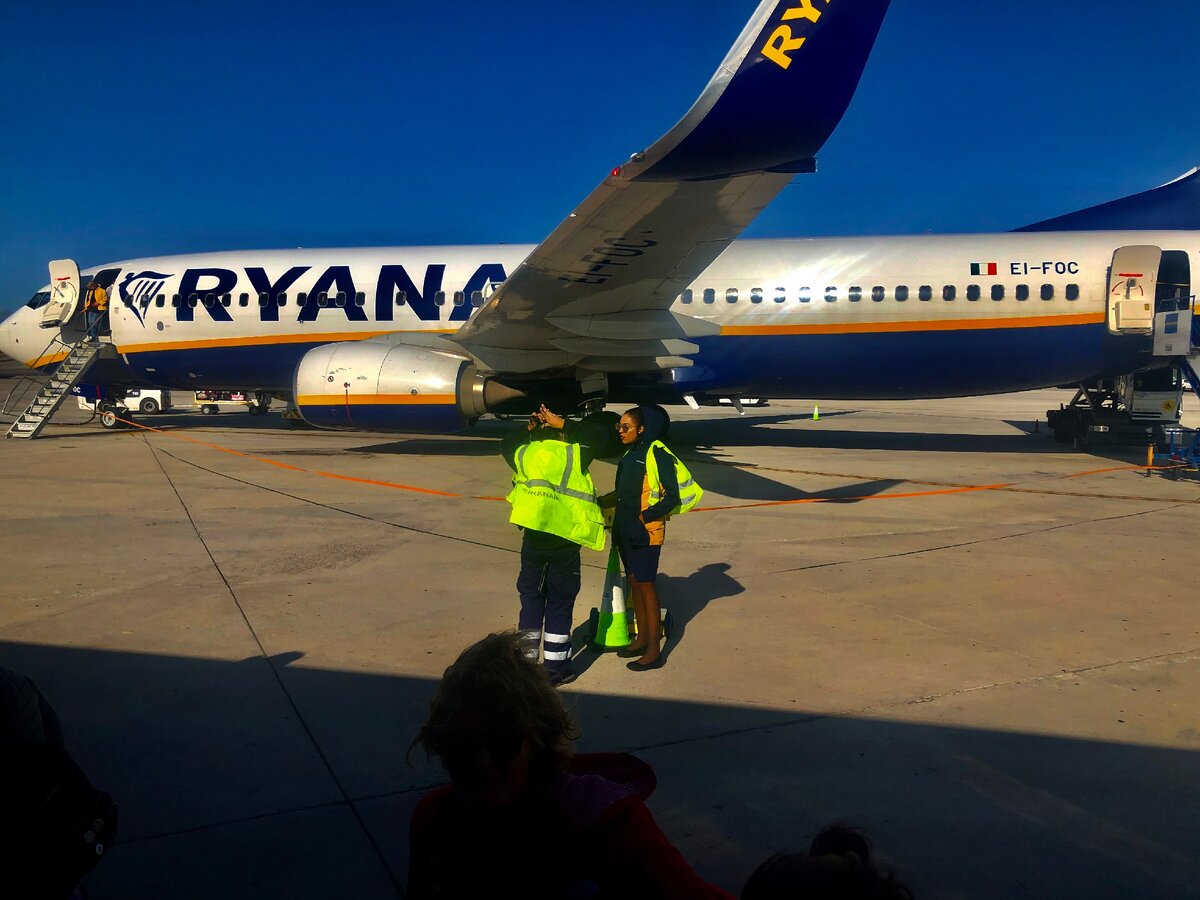 Самолет авиакомпании Ryanair
