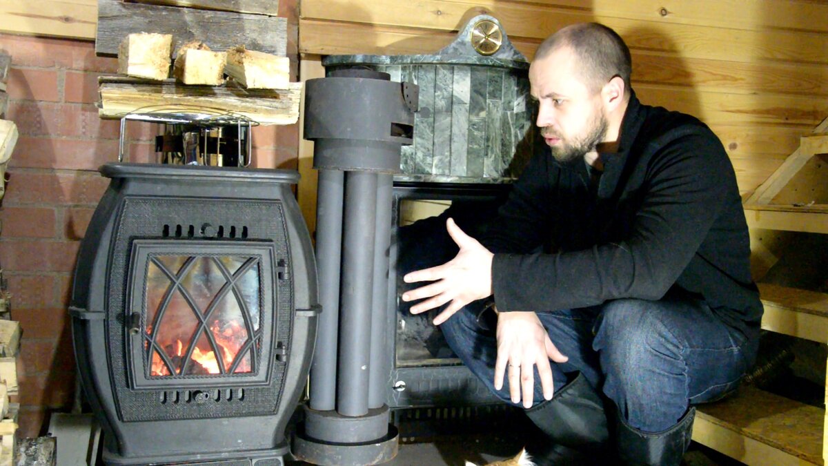 Кадр из видео ниже - показываю свой экономайзер и рассказываю о его работе