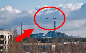 В Припяти было замечена целых 3 летающих тарелки! 