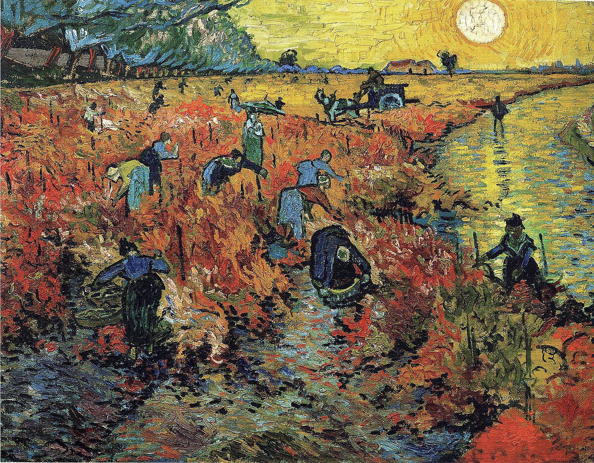  “Красные виноградники в Арле” (1888)