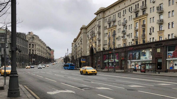 Москва на самоизоляции. Автор: t.me/vladivostok1978