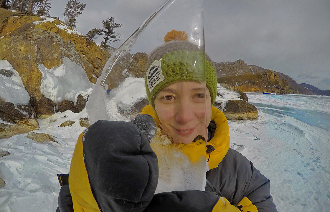 Чулпан Хаматова на Байкале. Отважилась!