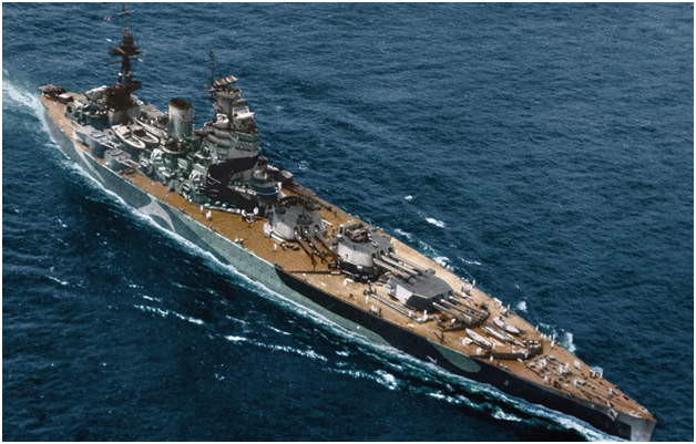 Линкор «Нельсон» на Дальнем Востоке