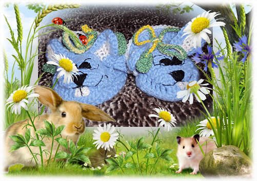 Пинетки - зайчата