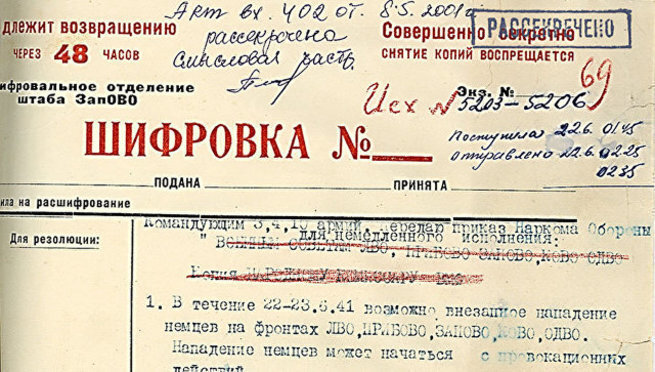 Шифровка времен Второй мировой войны