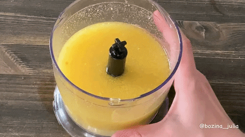 Ликер после взбивания в блендере