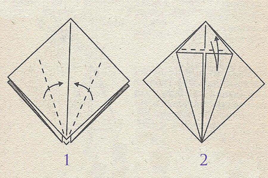 Как сложить бумажного журавлика (с иллюстрациями)