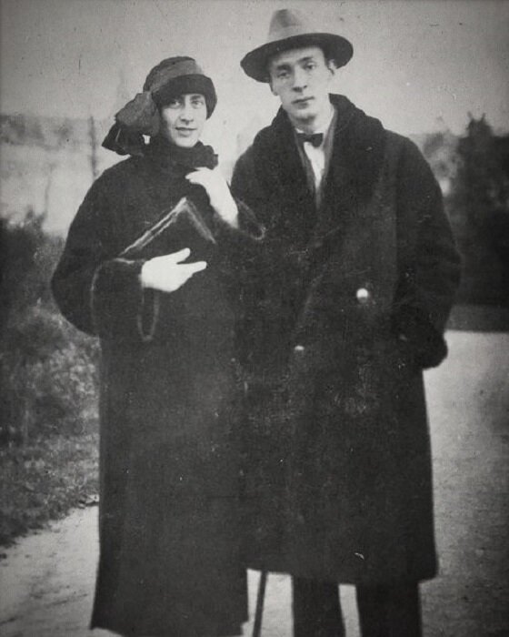 Владимир Набоков с женой Верой в Берлине
