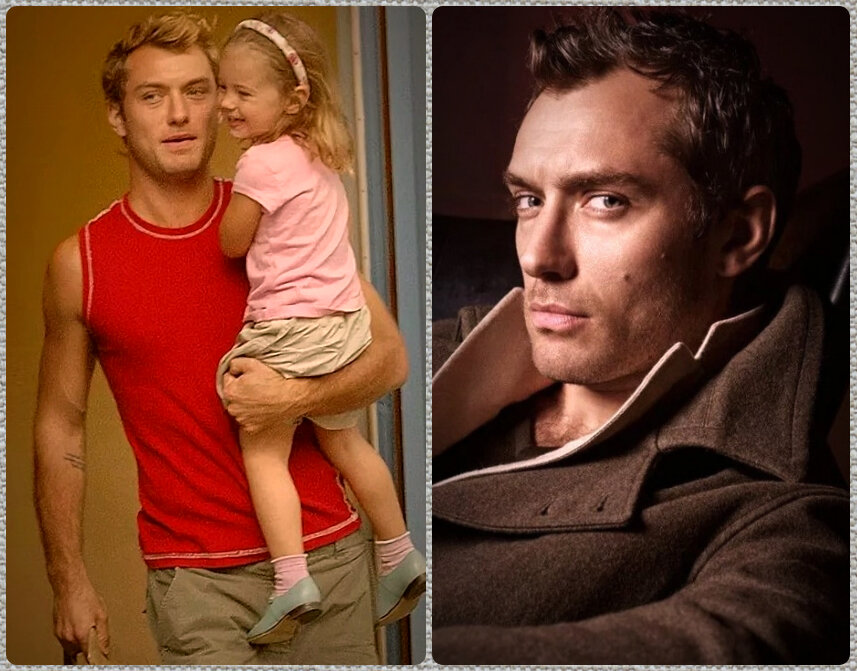 Джуд Лоу с дочкой